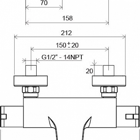 Ravak Termo X070046