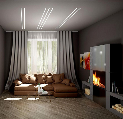 Керамогранит Creto  Laminat коричневый 19,8х119,8