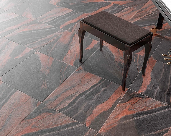 Керамогранит Creto Slate. Фото в интерьере