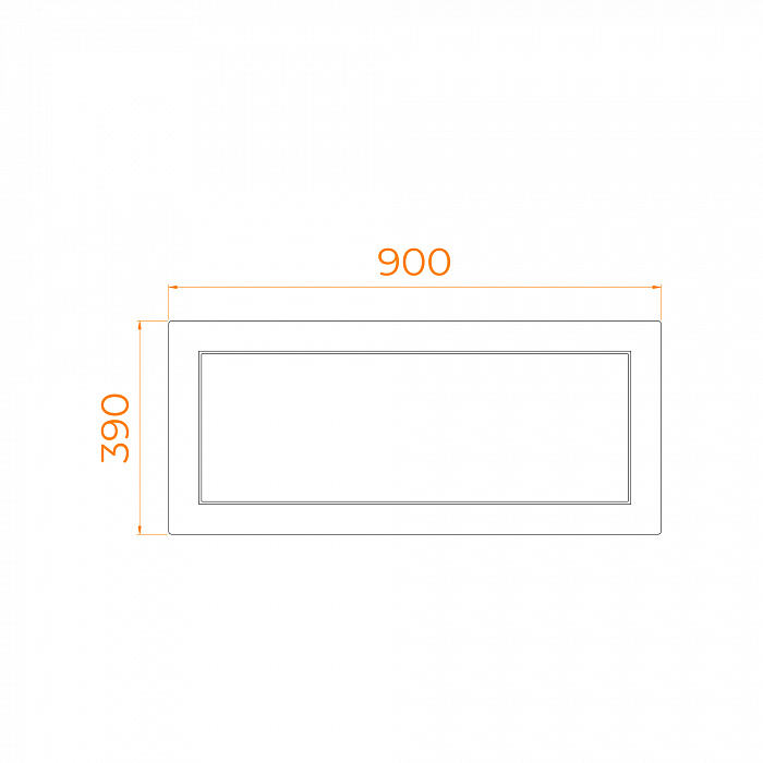Экран для поддона RGW  16230912-90b 90 "b" h39 см