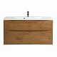MARINO-H60 База под раковину подвесная с двумя выкатными ящиками, Rovere Nature, 1200x450x600, MARINO-H60-1200-2C-SO-RN-P