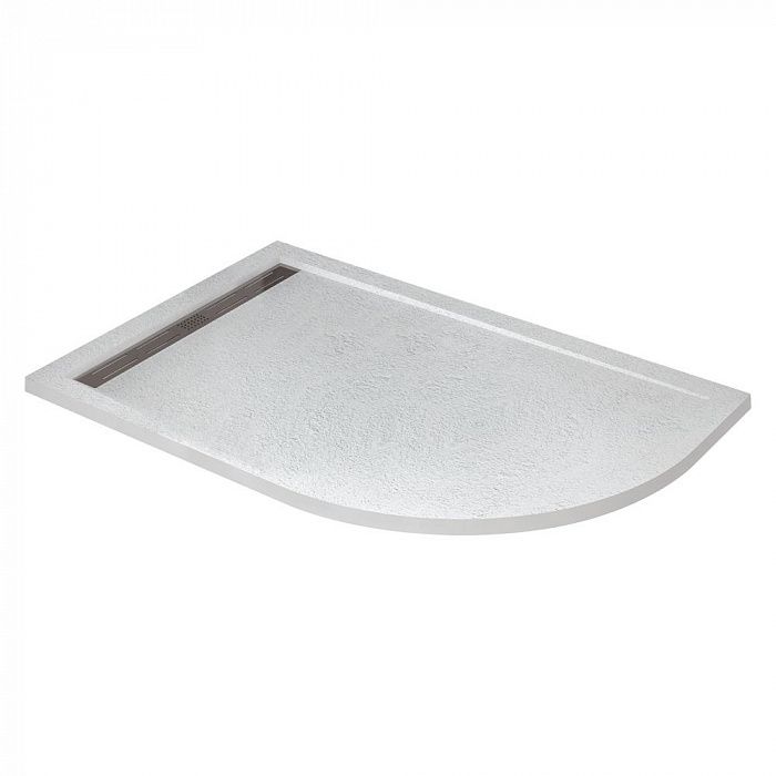 TRAY-AS-RH-120/80-30-W-L Поддон из искусственного мрамора