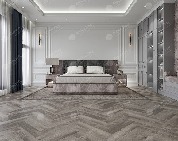 SPC ламинат Alpine Floor Parquet Light. Фото в интерьере