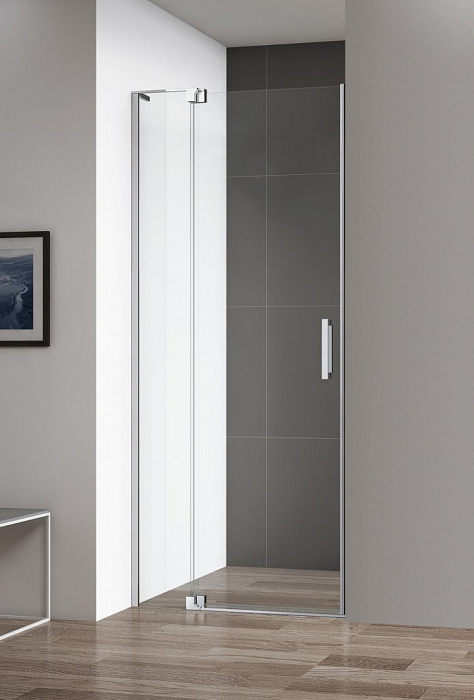 Душевая дверь в нишу CEZARES SLIDER-B-1, SLIDER-B-1-100/110-GRIGIO-NERO