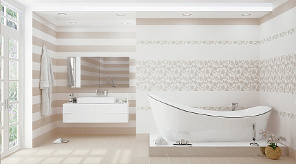 Бордюр Azori Mallorca Beige Floris 7,5x63