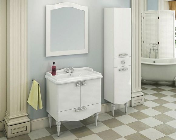Мебель для ванной Comforty Монако. Фото в интерьере