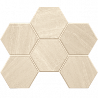 Estima Gabbro Mosaic/GB01_NR/25x28,5/Hexagon