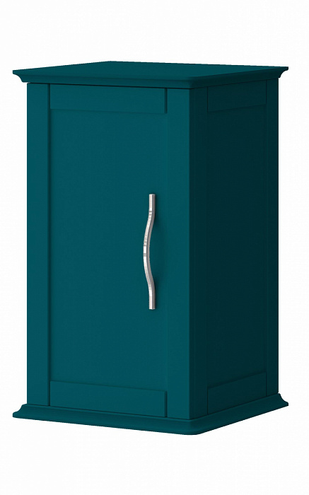 TIFFANY Шкафчик подвесной с одной распашной дверцей, реверсивный 54962 Blu Petrolio, 34x32x59