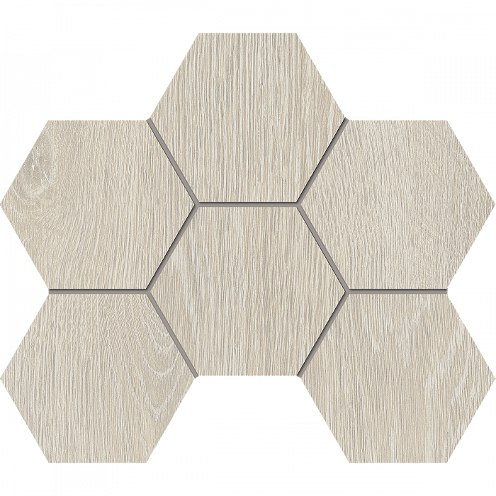 Мозаика Estima Kraft Wood KW00 Hexagon 25x28,5