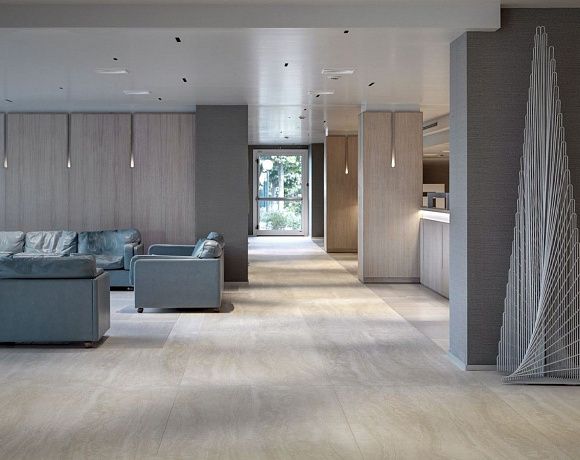 Керамогранит Laminam RUS I Naturali Marmi. Фото в интерьере